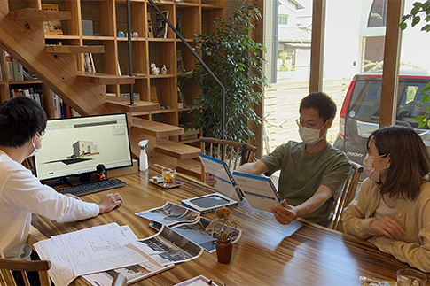 建築前のシミュレーション