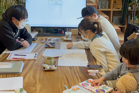 ご主人こだわりのバーカウンター