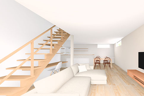 オープン型階段