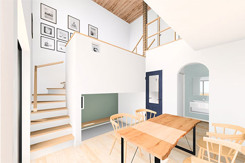 使い勝手の良い洗面スペース