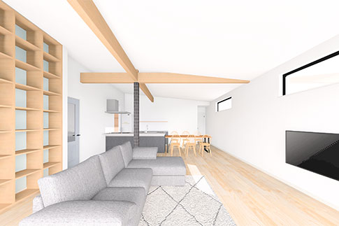 ほぼ平屋。。。のお家