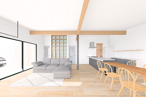 ほぼ平屋。。。のお家