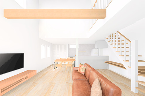 大きな吹き抜け