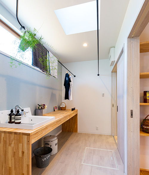 ランドリールームのあるお家