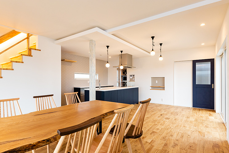 アイランドキッチンのあるお家