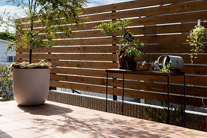 ピザ窯のあるフレンチシャビーなお家