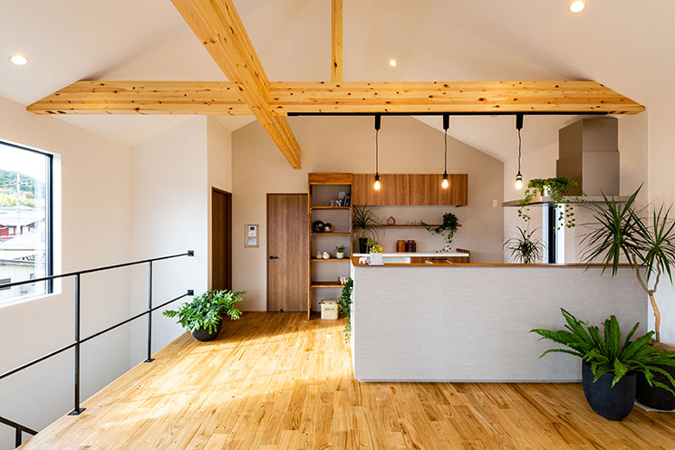 2階リビングのお家