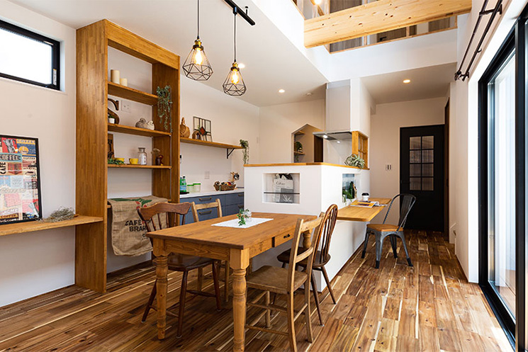 渡り廊下のあるお家