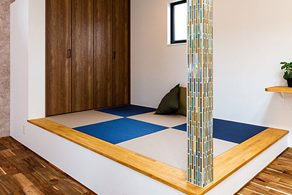 渡り廊下のあるお家