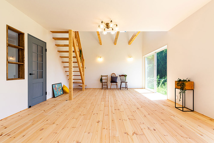 無垢材のフローリング