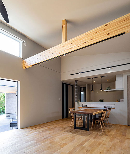 広く明るいリビング