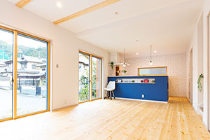 自然素材の優しいお家