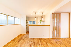 大きなリビングの
フルリノベーションハウス