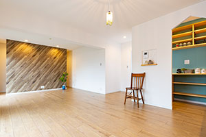 ひみつの部屋があるお家