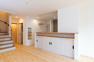 インナーガレージのあるお家