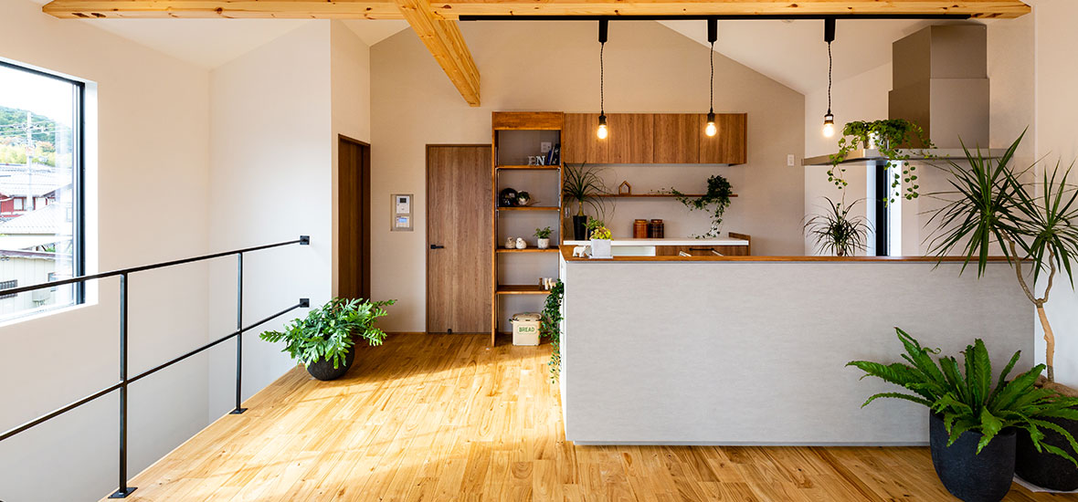 2階リビングのお家