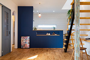 ふたつのワークスペースがあるお家