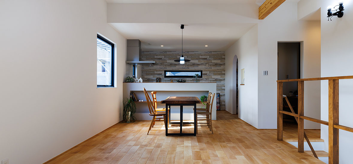 自然光がたっぷりのお家