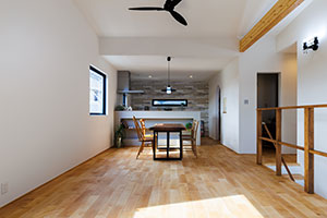 自然光がたっぷりのお家